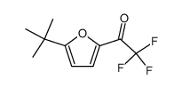 Ethanone, 1-[5-(1,1-dimethylethyl)-2-furanyl]-2,2,2-trifluoro- (9CI) Structure