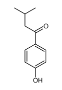 1-(4-hydroxyphenyl)-3-methylbutan-1-one结构式