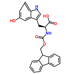 FMOC-5-HYDROXY-DL-TRYPTOPHAN Structure