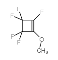 1,3,3,4,4-pentafluoro-2-methoxycyclobutene结构式