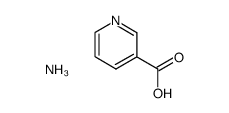 nicotinic acid, ammoniumnicotinate结构式