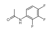 N-(2,3,4-trifluorophenyl)acetamide structure