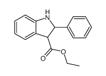 ETHYL 2-PHENYL-2,3-DIHYDRO-INDOLE-3-CARBOXYLATE structure