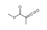 methyl 2-methyl-3-oxoprop-2-enoate结构式