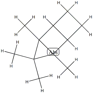 Tricyclo[3.2.0.02,4]heptane, 2,3,3,4-tetramethyl-, radical ion(1+), (1R,2R,4S,5S)-rel- (9CI)结构式