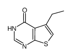 5-ethyl-3H-thieno[2,3-d]pyrimidin-4-one结构式