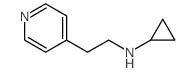 4-Pyridineethanamine,N-cyclopropyl-(9CI) structure