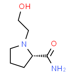 2-Pyrrolidinecarboxamide,1-(2-hydroxyethyl)-,(2S)-(9CI) Structure