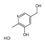 5-(hydroxymethyl)-2-methylpyridin-3-ol,hydrochloride Structure