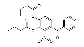 BUTYRIC ACID 4-BENZOYL-2-BUTYRYLOXY-3-NITRO-PHENYLESTER结构式