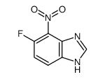 1H-Benzimidazole,5-fluoro-4-nitro-(9CI)结构式