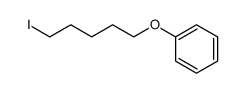 (5-iodo-pentyl)-phenyl ether Structure