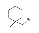 1-(溴甲基)-1-甲基环己烷结构式