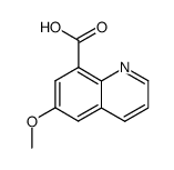 6-甲氧基喹啉-8-羧酸结构式