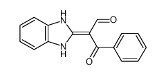 2-(benzoylformylmethylene)-2,3-dihydro-1H-benzimidazole结构式