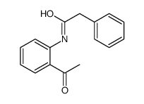N-(2-acetylphenyl)-2-phenylacetamide结构式