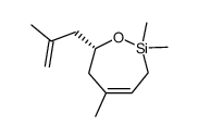 2,2,5-trimethyl-7-(2-methyl-allyl)-2,3,6,7-tetrahydro-[1,2]oxasilepine Structure