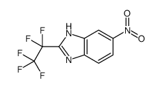 6-nitro-2-(1,1,2,2,2-pentafluoroethyl)-1H-benzimidazole Structure