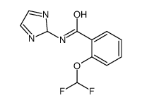 2-(difluoromethoxy)-N-(2H-imidazol-2-yl)benzamide结构式