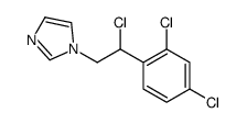 1-(2-氯-2-(2,4-二氯苯基)乙基)-1H-咪唑结构式