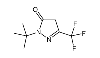 2-tert-butyl-5-(trifluoromethyl)-4H-pyrazol-3-one Structure