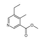 methyl 5-ethyl-4-methylpyridine-3-carboxylate结构式
