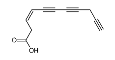 (Z)-3-Undecene-5,7,10-triynoic acid structure