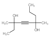 3,6-dimethylnon-4-yne-3,6-diol结构式