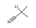 (2-cyanopropan-2-yl)lithium结构式