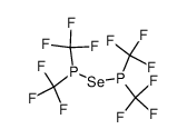 1,1,3,3-tetrakis(trifluoromethyl)diphosphaselenane Structure