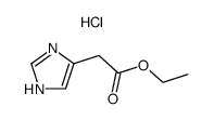 ethyl 4-imidazolylacetate hydrochloride结构式