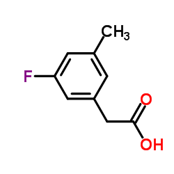 3-氟-5-甲基苯乙酸结构式