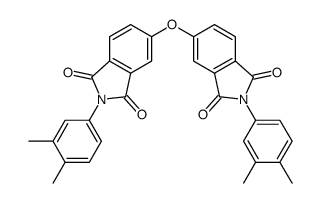 2-(3,4-dimethylphenyl)-5-[2-(3,4-dimethylphenyl)-1,3-dioxoisoindol-5-yl]oxyisoindole-1,3-dione结构式