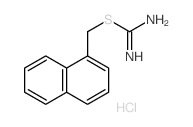 naphthalen-1-ylmethylsulfanylmethanimidamide结构式