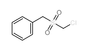 Benzene,[[(chloromethyl)sulfonyl]methyl]-结构式