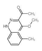Butanoic acid,2-[2-(3-methylphenyl)hydrazinylidene]-3-oxo-, methyl ester picture