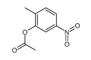 2-METHYL-5-NITROPHENYL ACETATE structure