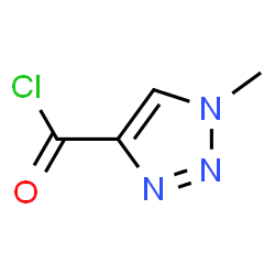 1H-1,2,3-Triazole-4-carbonyl chloride, 1-methyl- (9CI) Structure