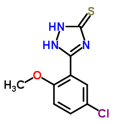5-(5-Chloro-2-methoxyphenyl)-4H-1,2,4-triazole-3-thiol Structure