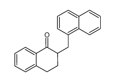 3,4-Dihydro-2-(1-naphthalenylmethyl)-1(2H)-naphthalenone Structure