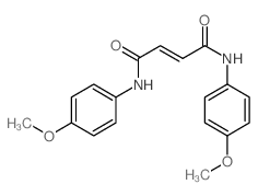 N,N-bis(4-methoxyphenyl)but-2-enediamide Structure