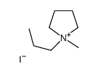 1-methyl-1-propylpyrrolidin-1-ium,iodide Structure