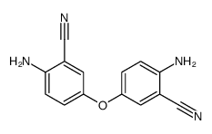 2-amino-5-(4-amino-3-cyanophenoxy)benzonitrile Structure