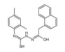 1-(2,4-dimethylphenyl)-3-[(2-naphthalen-1-ylacetyl)amino]thiourea结构式