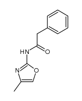 N-(4-methyl-oxazol-2-yl)-2-phenyl-acetamide结构式