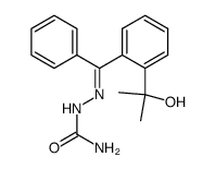 2-(α-hydroxy-isopropyl)-benzophenone semicarbazone Structure