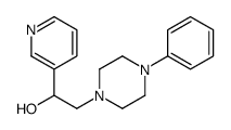 2-(4-phenylpiperazin-1-yl)-1-pyridin-3-ylethanol Structure