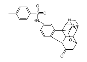 N-[(4aR,5aS,13aS,15aS,15bR)-14-oxo-4a,5,5a,7,8,13a,15,15a,15b,16-decahydro-2H-4,6-methanoindolo[3,2,1-ij]oxepino[2,3,4-de]pyrrolo[2,3-h]quinoline-10-yl]-4-methylbenzenesulfonamide结构式