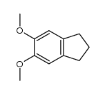 5,6-dimethoxyindane Structure