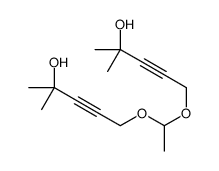 5-[1-(4-hydroxy-4-methylpent-2-ynoxy)ethoxy]-2-methylpent-3-yn-2-ol结构式